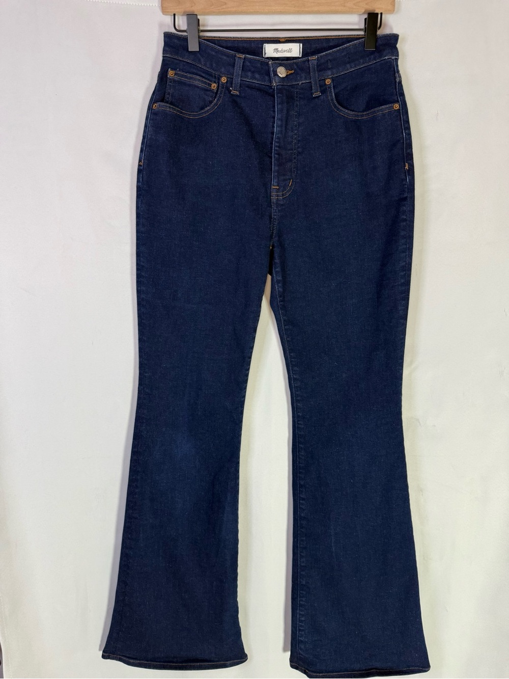 Madewell - NWOT Women's Dark Blue Curvy Stretch Flare Jeans - Size 28